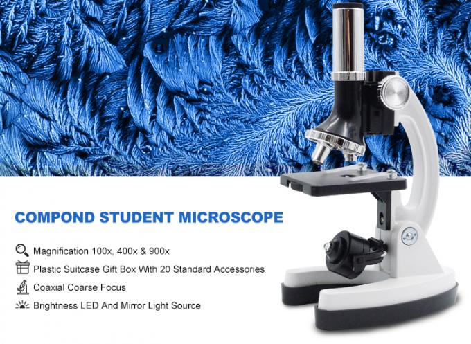 Sistema biológico del regalo del microscopio del metal