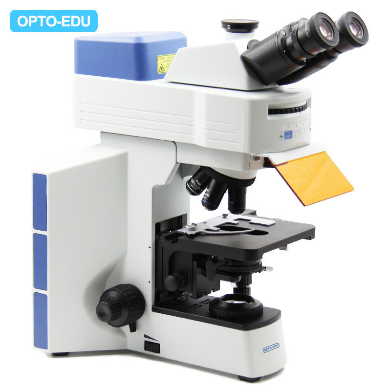 OPTO-EDU APO Objective Infinity Trinocular Fluorescence Microscope with Disc LED  A16.0908-L