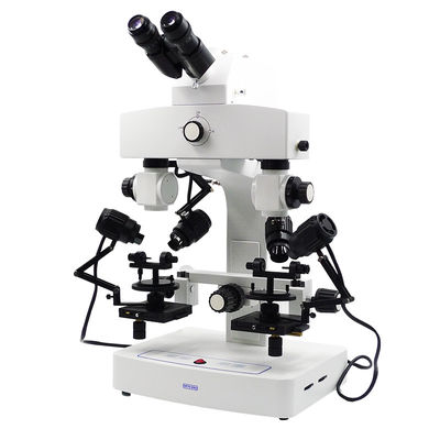OPTO-EDU 3.2x - 192x Binocular Forensic Comparison Microscope with LED Illumination for Student and School Applications