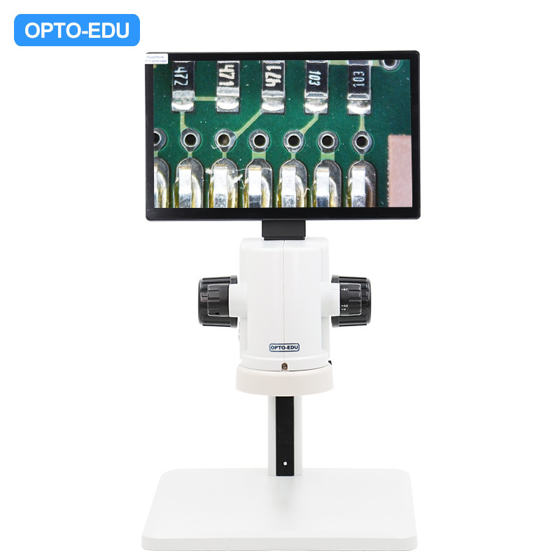 Stereo Electron Measurement 0.7-4.5x Zoom LED LCD Digital Microscope