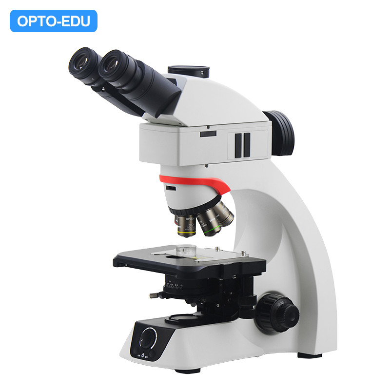 OPTO EDU A13.2263 Trinocular Laboratory Transmit Reflect Metallurgical Microscope
