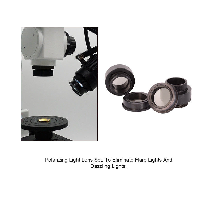 OPTO-EDU 3.2x - 192x Binocular Forensic Comparison Microscope with LED Illumination for Student and School Applications